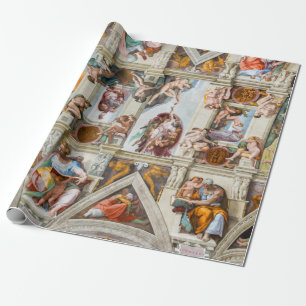 Papel De Presente Sistine Chapel Michelangelo - Vaticano, Roma, Itál