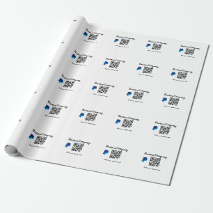 Papel De Presente site simples de empresa de negócios código de barr