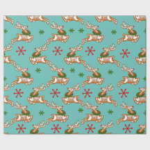 Skeleton Reindeer Gingerpão homem