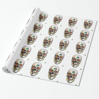 Papel De Presente skull mexican