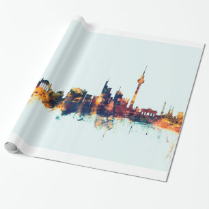 Papel De Presente Skyline de Berlim Alemanha