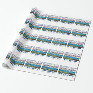 Papel De Presente Skyline de San Diego