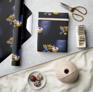 Papel De Presente SlipperyJoe Hanukkah natureza-morta simbólica feri