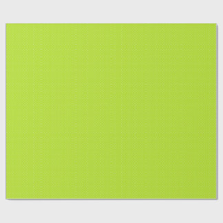 Papel De Presente Small White Polkadots On Lime Green Wrapping Paper