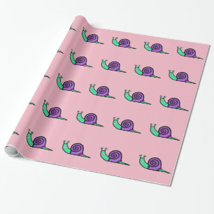 Papel De Presente Snail