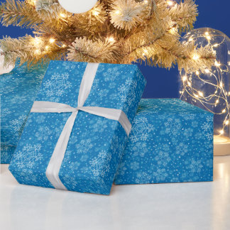 Papel De Presente Snowflake pattern