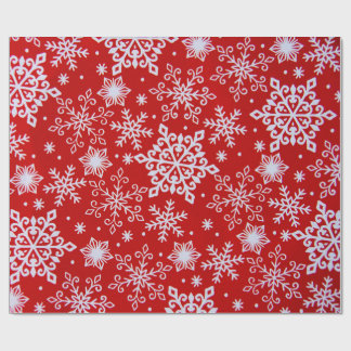 Papel De Presente Snowflakes