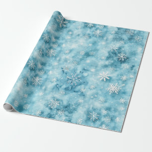 Papel De Presente Snowflakes