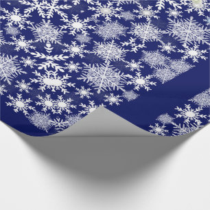 Papel De Presente Snowflakes Lace