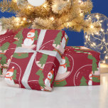 Papel De Presente Snowglobe Snowman Christmas<br><div class="desc">Snowmen Snow globes.</div>