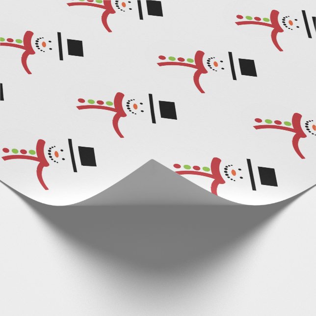 Papel De Presente Snowman (Ponta)