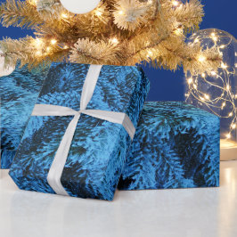 Papel De Presente Snowy Forest Spruce