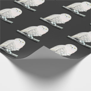 Papel De Presente Snowy Owl
