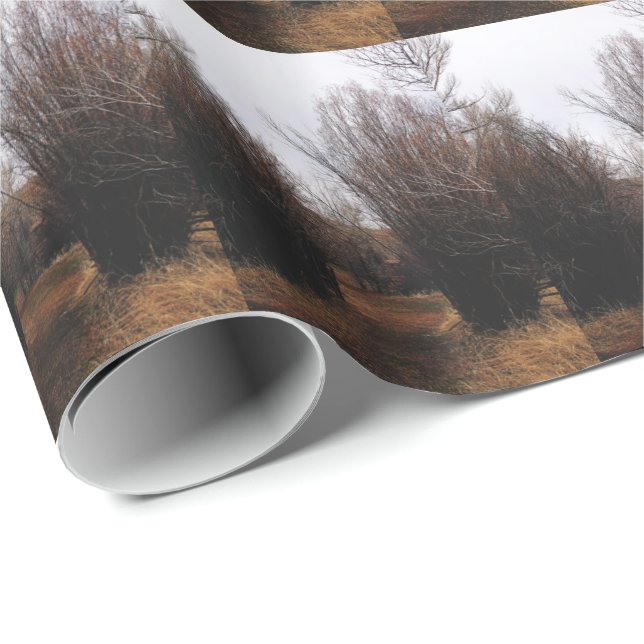 Papel De Presente Sobrecarga de Bannack de Queda (Ponta do rolo)