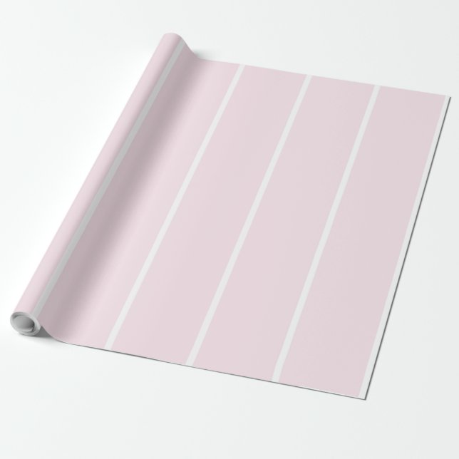 Papel De Presente Soft Color Vertical Stripe Pattern Design (Desenrolado)