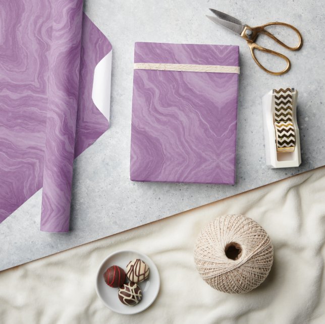 Papel De Presente Soft Lilac & Purple (Artesanato)