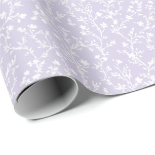 Papel De Presente Soft Meadow Neutro - Lavanda Empoeirada