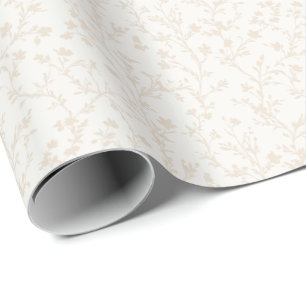 Papel De Presente Soft Meadow Soft Linen - Neutro