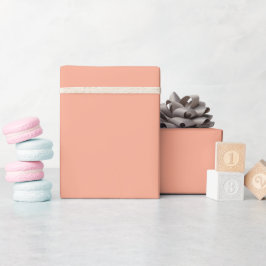 Papel De Presente Soft Peach Solid Wrapping Paper Roll