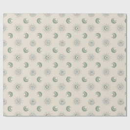 Papel De Presente Sol e Lua em Harmonia!