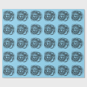Papel De Presente Sol e lua medievais