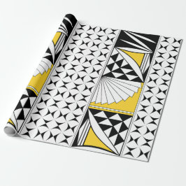 Papel De Presente Sol Sudoeste em Amarelo