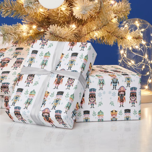 Papel De Presente Soldados de Brinquedo Descascador de Nozes de Nata (Feriados)