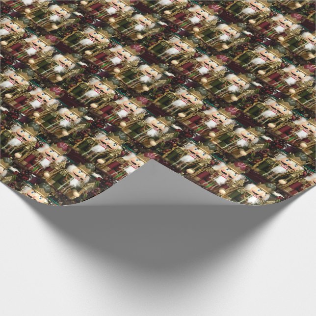 Papel De Presente Soldados Esquilo Dourado Natal (Ponta)