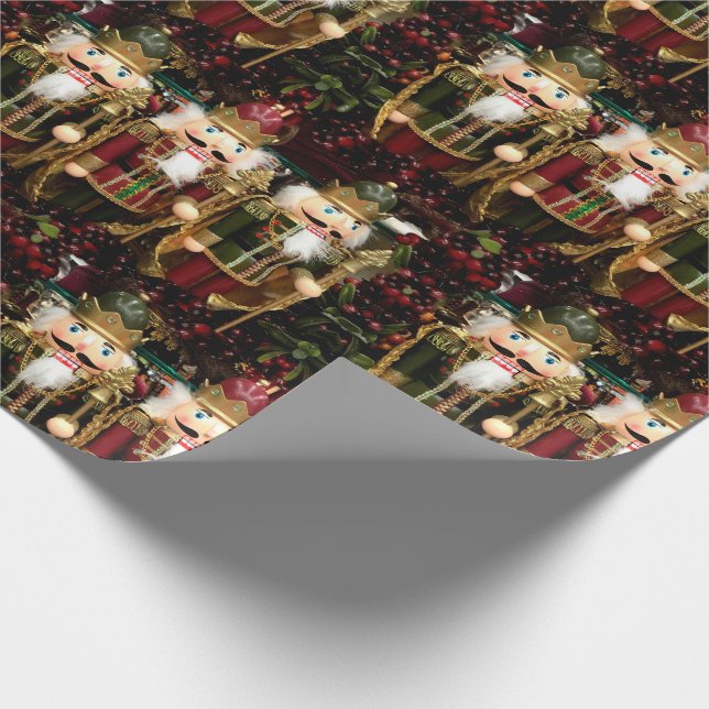 Papel De Presente Soldados Esquilo Dourado Natal de Natal (Ponta)