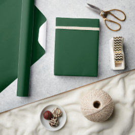 Papel De Presente Solid color dark green