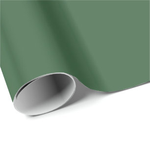 Papel De Presente Solid Hunter Green