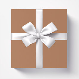 Papel De Presente Solid milk chocolate brown