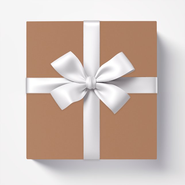 Papel De Presente Solid milk chocolate brown (Criador carregado)