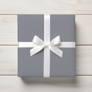 Papel De Presente Sólido Elegante De Cinzas Neutras Suaves