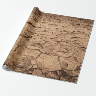 Papel De Presente Solo castanho