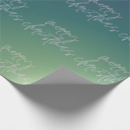 Papel De Presente Sombras do Natal | Texto Gradiente |