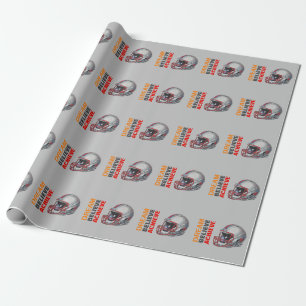 Papel De Presente Sonho Motivacional Acredite Alcance Futebol