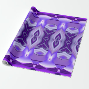 Papel De Presente Sonho Roxo, Abstrato Fantasy Arte Arco-Íris
