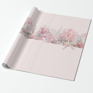 Papel De Presente Sonho sob o Chá de fraldas do mar