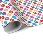 Papel De Presente Sonhos Coloridos: Feriado Judeu de Chanucá<br><div class="desc">Sonhos bonitos e alegres com a freira de cartas hebraica, gimmel, ei, e shin, para as celebrações do feriado judeu de Chanucá. Tradicionalmente, durante as férias de Chanukah, crianças (e muitas vezes adultos) jogam um jogo de risco seguro com um sonho (ou sevivon no hebraico moderno). Nas quatro paredes há...</div>