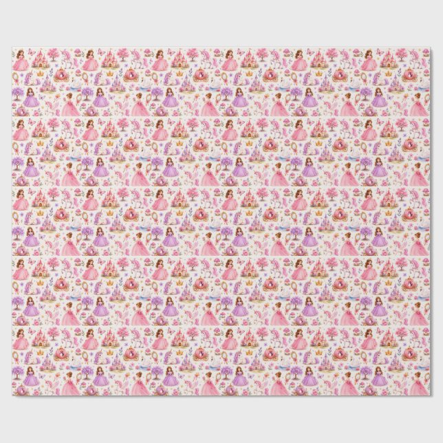 Papel De Presente Sonhos de Conto de Fadas (Aberto)