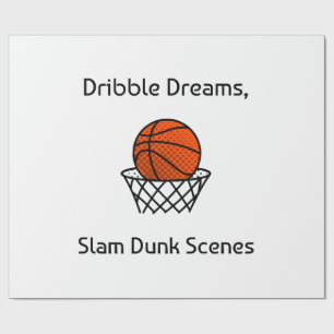 Papel De Presente Sonhos de Drible, Cenas de Enterro de Basquetebol