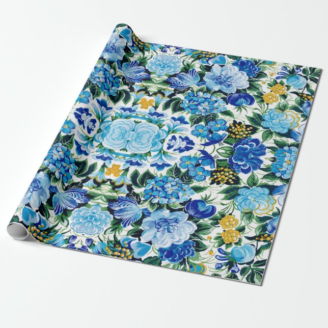 Papel De Presente Sonhos Florais #5 em Susiejayne (Desenrolado)