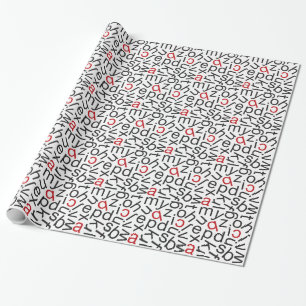 Papel De Presente Sopa do alfabeto