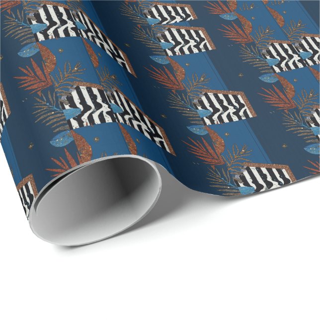 Papel De Presente Sophisticated Luxury African Asian Caribbean  (Ponta do rolo)