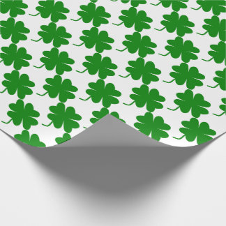 Papel De Presente Sorte do papel de envolvimento irlandês