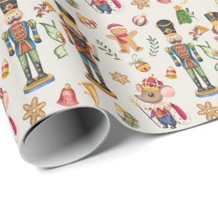 Papel De Presente Sortimento da Suite do Quebra-Nozes Rei Rato