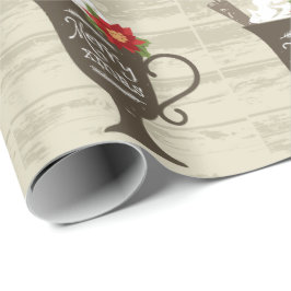 Papel De Presente Sorvete de Natal Merry