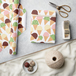 Papel De Presente Sorvetes