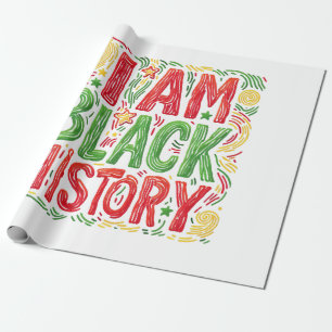 Papel De Presente Sou História Negra - Ativismo Negra